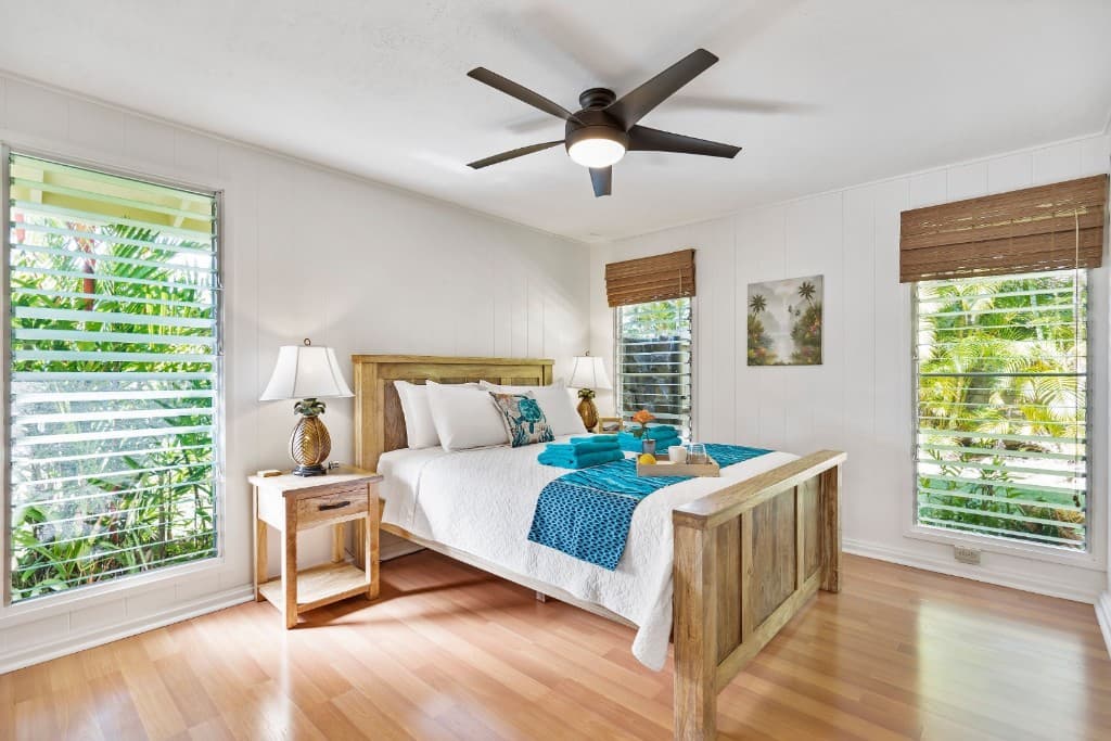 Tropical hotel room in Jamaica